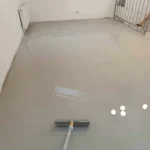 Loft renovation floor polish