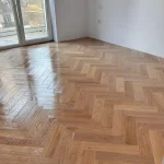 flooring installation corridor view